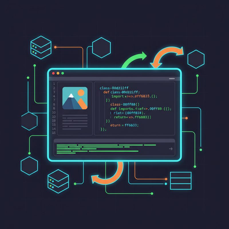 Gemini API 멀티모달 Python 코드 예시 - 이미지와 텍스트를 동시에 처리하는 구현 화면
