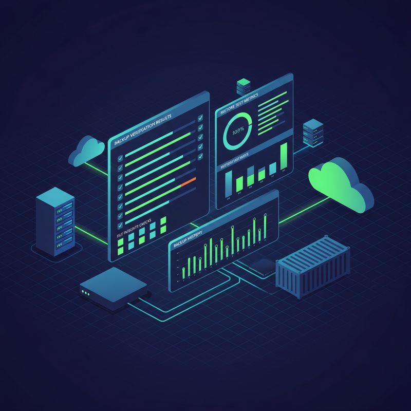 Proxmox VE 백업 무결성 검증 및 복원 테스트 결과 대시보드