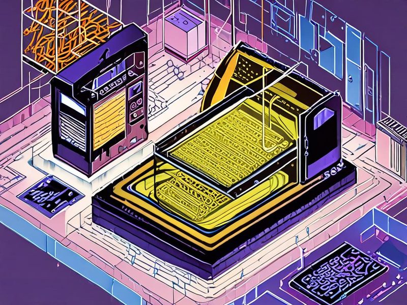 3D 프린팅 기술의 미래와 라이선스 조항을 상징하는 이미지