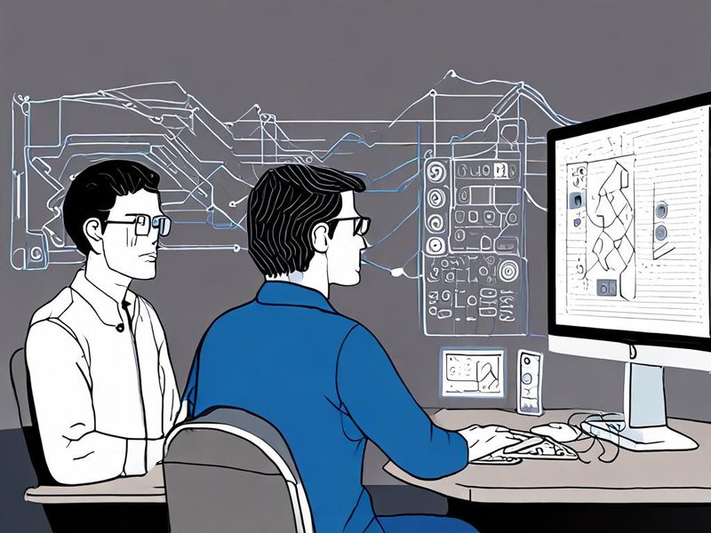 LLM API 품질 저하 논란으로 혼란을 겪는 사용자의 모습과 여러 LLM API가 불안정하게 연결된 아키텍처 다이어그램