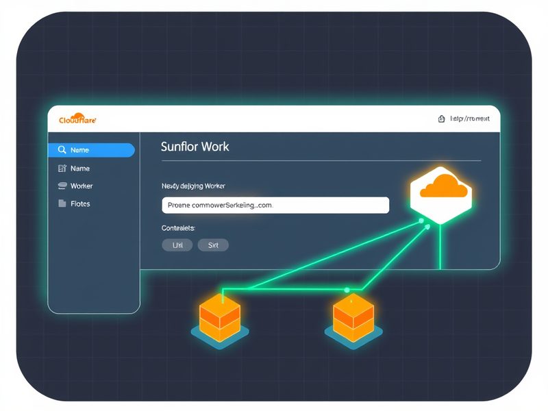 Cloudflare Workers 대시보드 배포 설정 화면