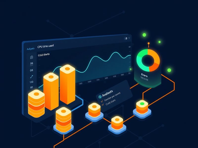 Cloudflare Workers 성능 지표 대시보드 그래프