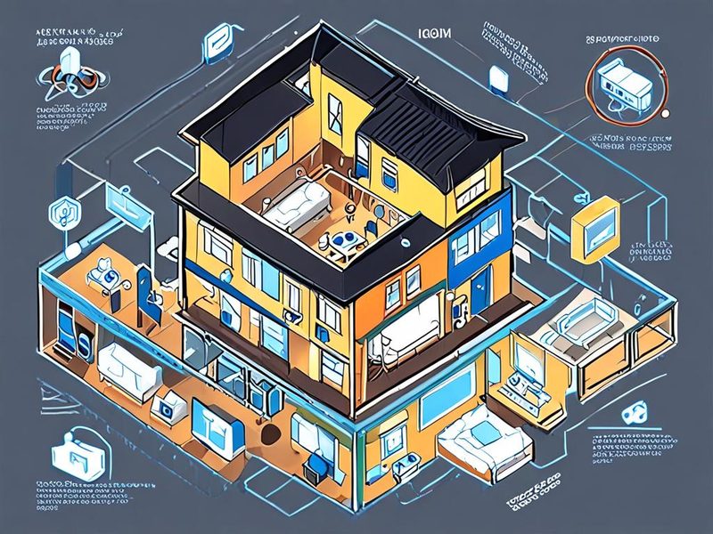 스마트홈 생태계의 복잡성과 Matter 및 Home Assistant 통합 다이어그램