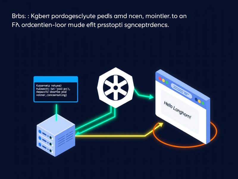 Nginx 파드에 마운트된 Longhorn 볼륨과 데이터 영속성 확인 화면