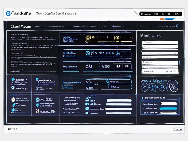 Cloudflare Zero Trust 대시보드 터널 Ingress 규칙 설정 화면