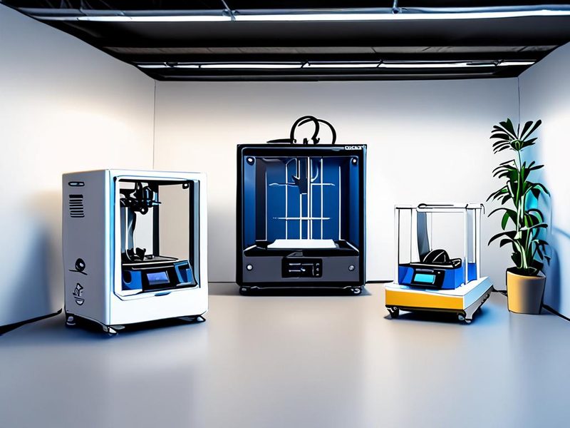 Creality K1과 Anycubic Kobra 2 3D 프린터가 벤치마크 모델을 출력하며 성능을 비교하는 모습