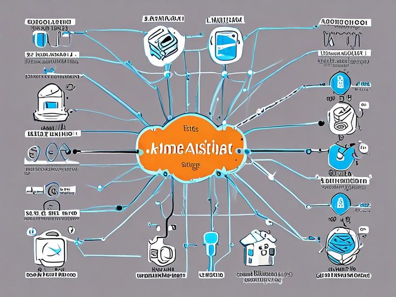Home Assistant, Matter, Thread 기술 스택 요약 인포그래픽