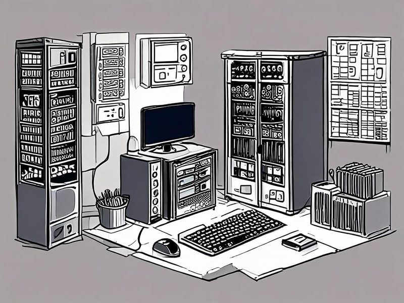 인텔 N100 미니PC의 Docker 홈서버 구성과 모니터링 연결 구조 이미지