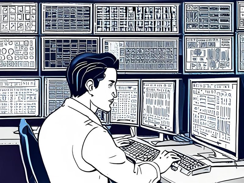 OpenTelemetry Collector 트러블슈팅 과정에서 로그를 분석하는 엔지니어의 모습