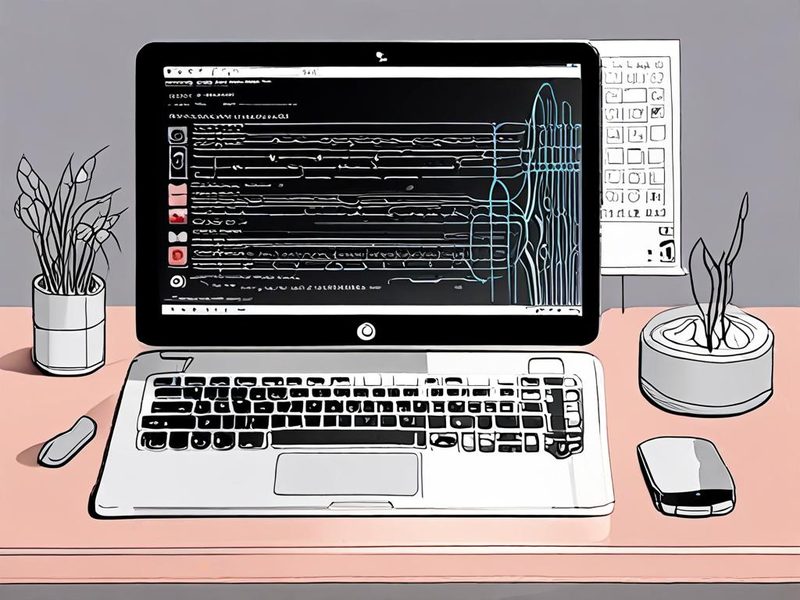 Asahi Linux 사용 후기와 애플 실리콘 리눅스 개요를 보여주는 M1 맥북 다이어그램