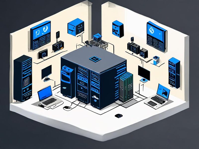 Docker on NAS 기반 Plex 미디어 서버 아키텍처 개요 이미지