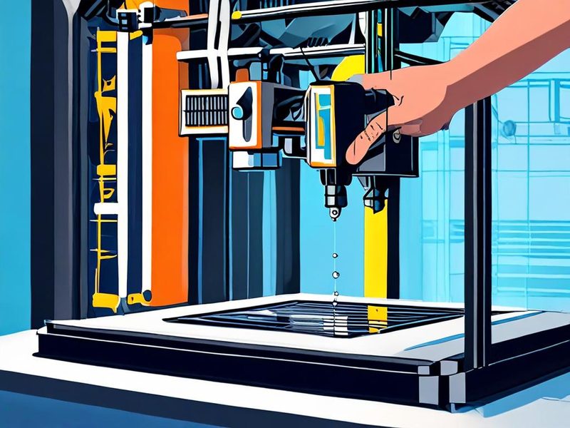 Prusa MK4 유지보수 포인트를 설명하는 노즐과 베드 근접 이미지