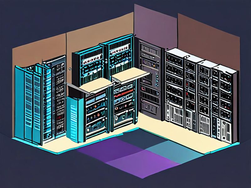compact homelab rack overview in a small room