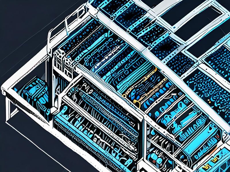 cable routing and airflow layout inside a mini rack