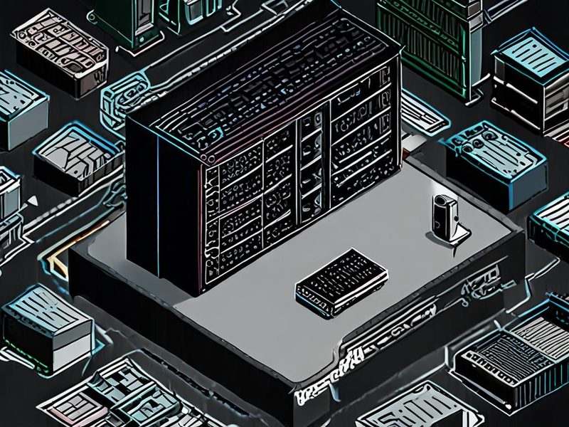 troubleshooting a noisy homelab rack with airflow and vibration points highlighted