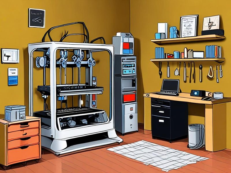 Voron 프린터 1년 후기 도입부용 홈랩 작업 환경 이미지