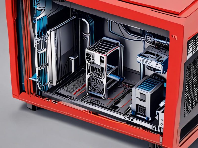 3D 프린팅 활용 오디오 케이스 CAD 설계와 포트 구조 이미지