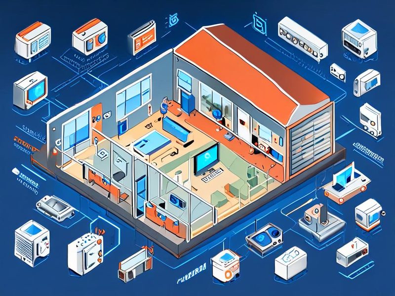 IoT 기기 보안과 홈 네트워크 보안 구조를 보여주는 아키텍처 다이어그램