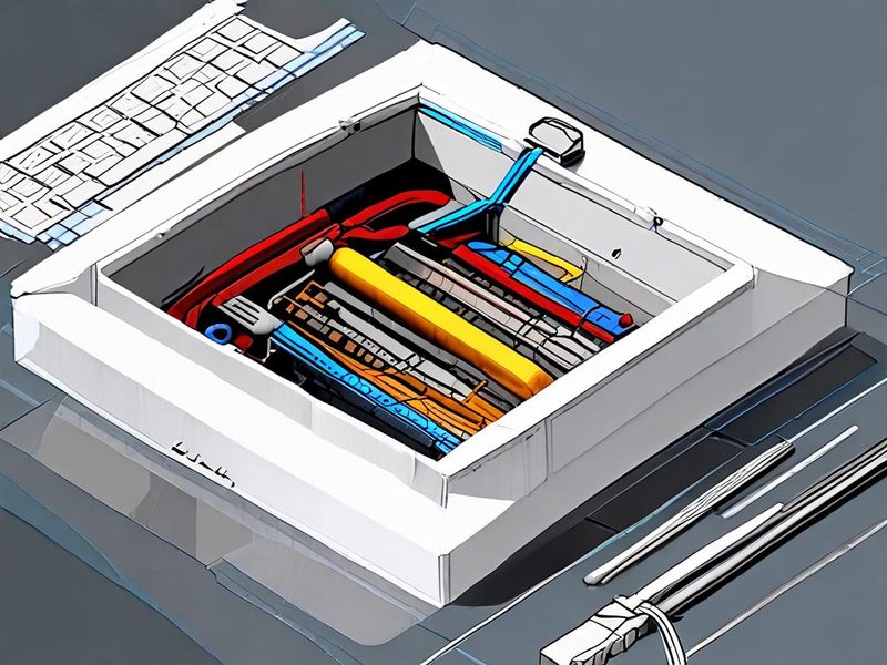 TinkerCAD 3D 모델링 작업 화면에서 케이블 클립 형상을 만드는 과정 이미지