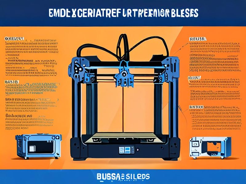Ender 3와 Prusa i3 3D 프린터의 주요 특징 및 장단점 비교 인포그래픽